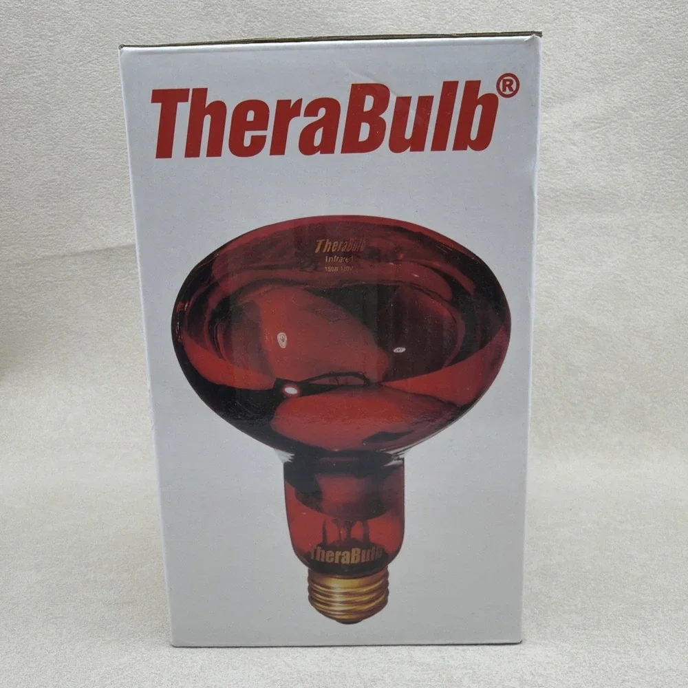 TheraBulb 150W Near Infrared Red Light Heat Bulb Zero EMF 120V NEW
